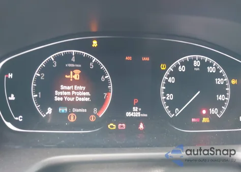 2020 Honda Accord Ex-L из США, поврежденный, VIN 1HGCV2F54LA001603